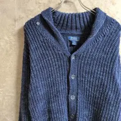 POLO　Ralph　Lauren　インディゴカーディガン　美品