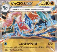 【ゲッコウガex】シティリーグ入賞構築