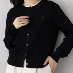 【U.S. POLO ASSN.】26SS 春ニット☆ワンポイントロゴ ポニー