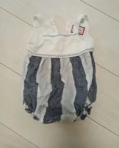 neck&neck ストライプロンパース 60cm