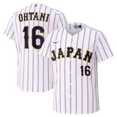 美品未着用　大谷翔平　日本代表WBC刺繍ユニフォームL 新品未開封】 大谷翔平 WBCレプリカユニフォーム（刺繍）ホーム O