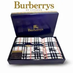 【希少・新品】バーバリー タオルセット フェイス・ウォッシュ 西川産業 日本製