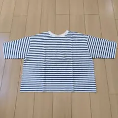未使用 迷迭香 マンネンロウ メッシュ ボーダー シャツ カットソー