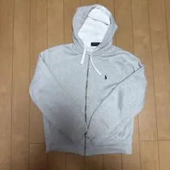 ポロ・ラルフ・ローレン グレー フルジップパーカー