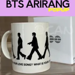 BTS マグカップ　黒　アリラン　POPUP バンタン B074