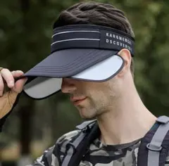 ブラックサンバイザー 56-60cm