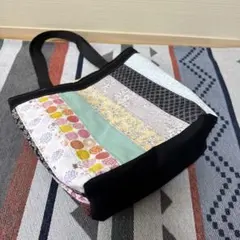 パッチワーク風デザイン トートバッグ