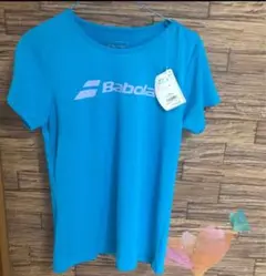 バボラ (Babolat) テニスシャツ ショートスリーブシャツ ブルー XL