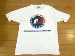 アメリカ古着　レア 90s トミーヒルフィガー　サーフ柄　Tシャツ ポロスポーツ