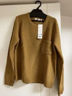 UNIQLO ラムポケットクルーネックセーター　レディースL 未使用品