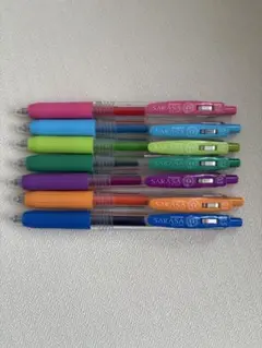 カラーボールペンSARASA 7色セットのサムネイル