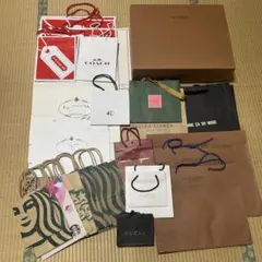 ショッパー　紙袋　ヴィトン箱あり　プラダ　スタバ　計37枚のサムネイル