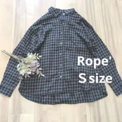 現品限り！Rope' チェック柄シャツ　36サイズ　Ｓサイズのサムネイル