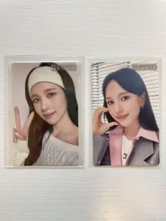 MISAMO オンラインくじ　ステッカー　ミナ2種セット