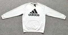 【人気】adidas アディダス スウェット トレーナー ホワイト 女性 子供のサムネイル