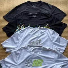 NIKE ランニングウェアトップス　Mサイズ　4着セット