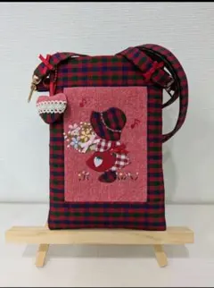 キラキラお帽子スーちゃん花束どうぞ　サンボンネットすー　サコッシュ