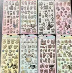 モンチッチ おぱんちゅ 8枚セット ぷくぷくシール 立体シール うるちゅるシール