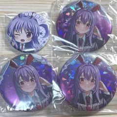 東方Project 鈴仙・優曇華院・イナバ うどんげ 缶バッジ 4点セット