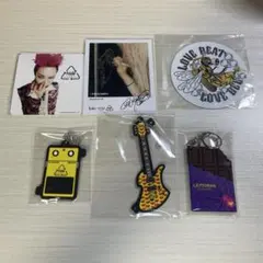 hide LEMONeD キーホルダー ステッカー カード イエローハートセット