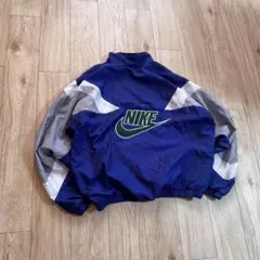 NIKE 90’s Half Zip ナイロンジャケット 刺繍ロゴ ビッグロゴ