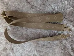 ATAO ショルダーストラップ ベージュ ゴールド金具
