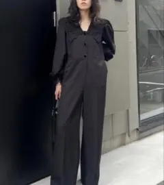 AMERI SAILOR LACE COLLAR JUMP SUIT