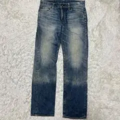 廃盤　S002 ストレートデニム W33鬼ヒゲ　ハチノス　ジーンズ ジップフライ