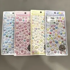 【正規品】ボンボンドロップシール しずくちゃん ミニ コンプリート 4種類