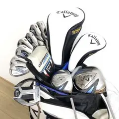 キャロウェイ メンズ用ゴルフクラブ フルセット☆初心者 右利きキャディバッグ付S