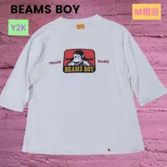 激レア/初期 Y2K❕BEAMS BOY ベンデイビスパロディ 7分袖Tシャツのサムネイル