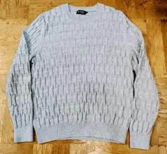 HACKETT LONDON コットンニットセーター グレー Mのサムネイル