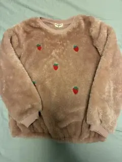 Naughty Company いちご刺繍トレーナー 130