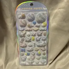 【正規品】コットンパフィ　シール　シナモロール　コットンパフィー　シナモン