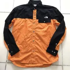 THE NORTH FACE ヌプシシャツ ナイロン 美品 オレンジ Lのサムネイル
