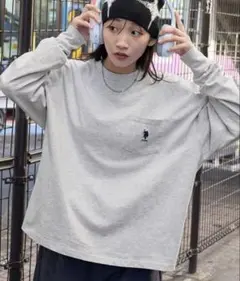 ユーエスポロアッスン ビッグシルエット長袖カットソー ユニセックス