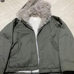 earth music & ecology フード付きモッズコート