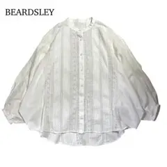 BEARDSLEY ビアズリー リバーレース ドルマン ブラウス ホワイト