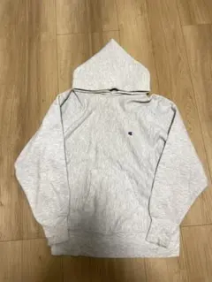 チャンピオン　グレー フード　リバースウィーブ 90s USA製