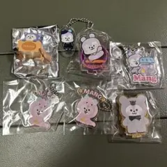 BTS BT21 渋谷限定 MANG ホビ アクリルキーホルダー フィギュア