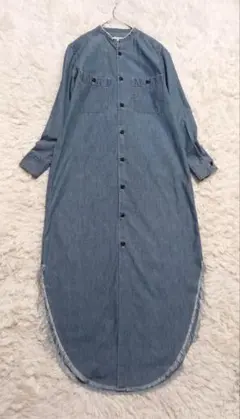 トゥモローランド EDITION ロングワンピース デニムシャツワンピース