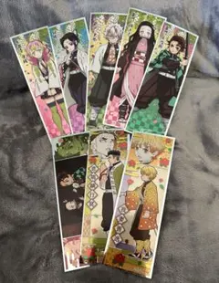 鬼滅の刃 縦長ステッカー 8枚セット