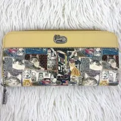 美品 マンハッタナーズ Manhattaner's ネコ 長財布のサムネイル