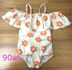 MY LITTLE WONDER 花柄　フリル　キッズ　女の子　水着 90㎝
