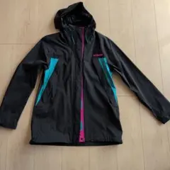 Columbia OMNI-TECH ジャケット Lサイズ ブラック/ターコイズ