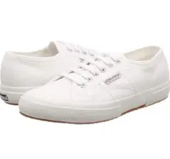 【美品✨】スペルガ　キャンバススニーカー　白　サイズ42