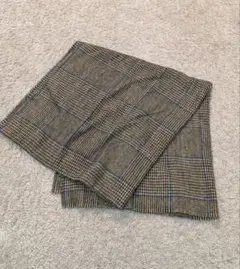 【美品】ZARA ザラ 大判ストール マフラー チェック柄 ひざ掛け