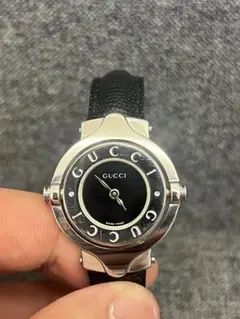 H*e様 GUCCI G-Watch ブラック レザーベルト 腕時計104 - メルカリ