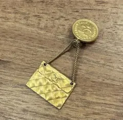 ヴィンテージ CHANEL ココマーク マトラッセ モチーフ イヤリング 片耳