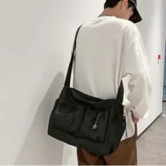 ショルダーバッグ メンズ レディース ユニセックス ショルダーバッグ 黒 防水